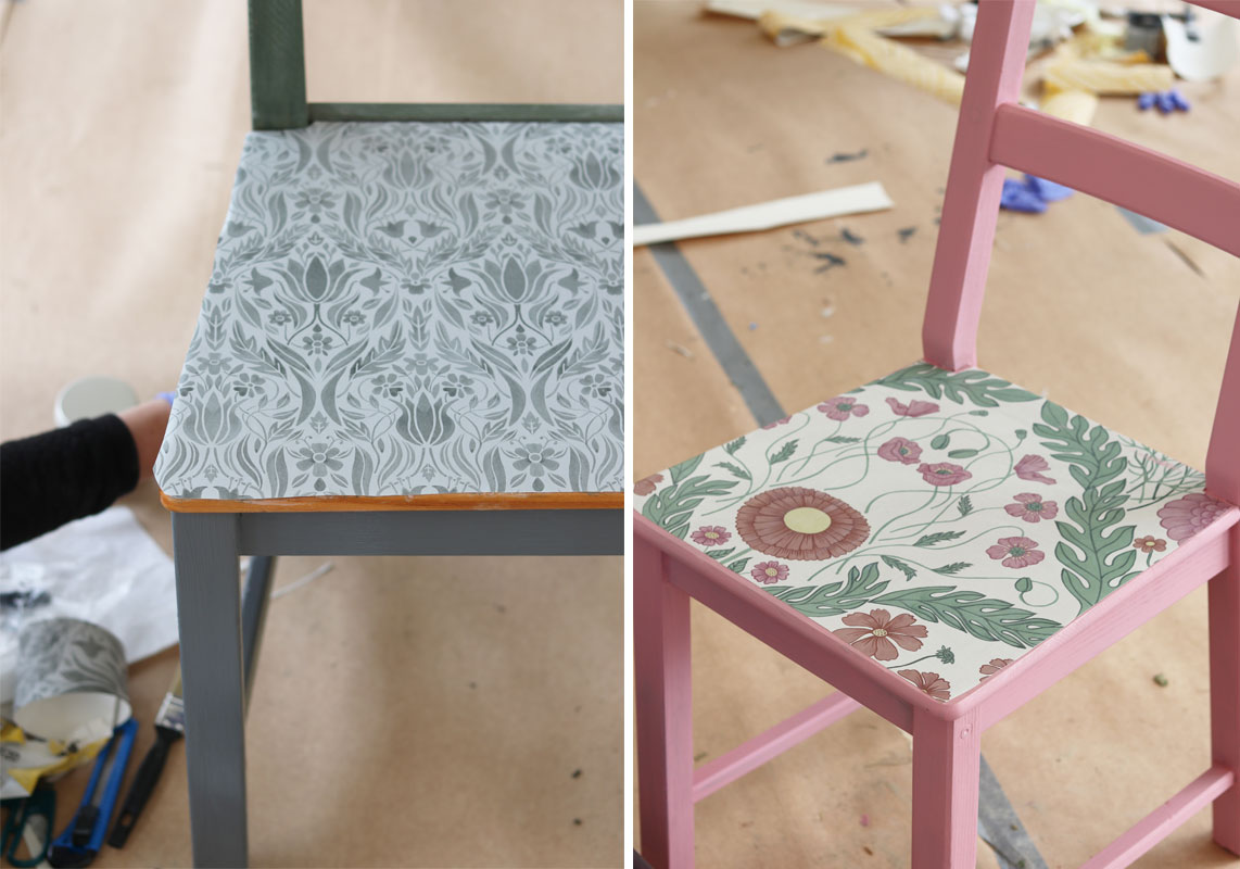 kreativa-karin-stolar-med-tapet-blomstermåla-midbec