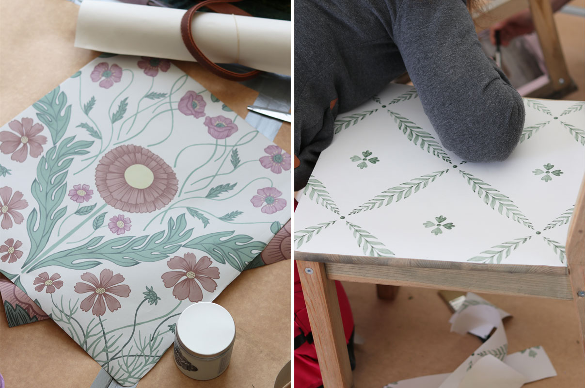 tapeter-blomstermåla-kreativa-karin-pyssel-midbec