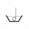 förklistrad tapet symbol