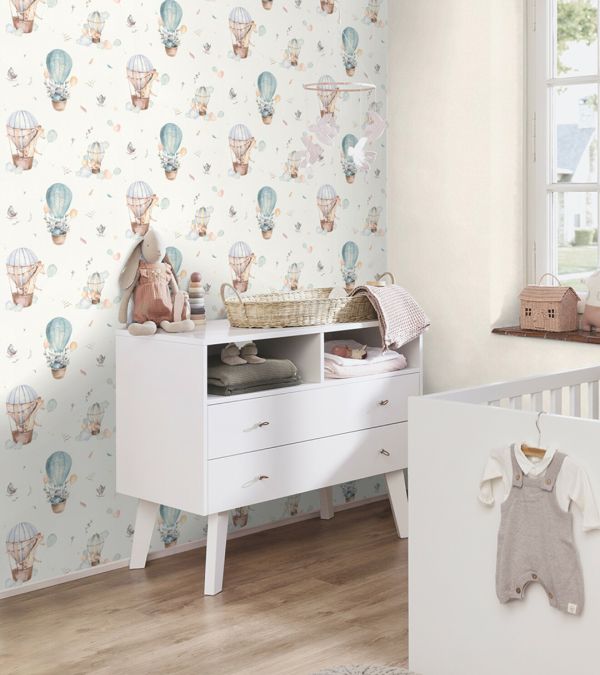 Svart ungdomstapet med tegelmönster som går att skriva på